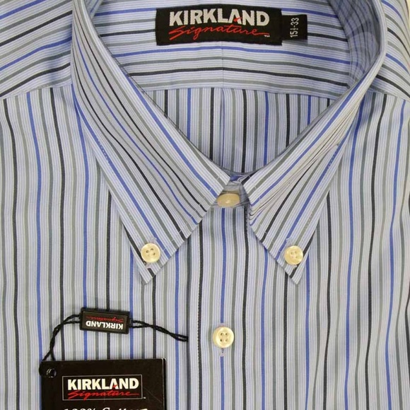 kirkland white dress shirts